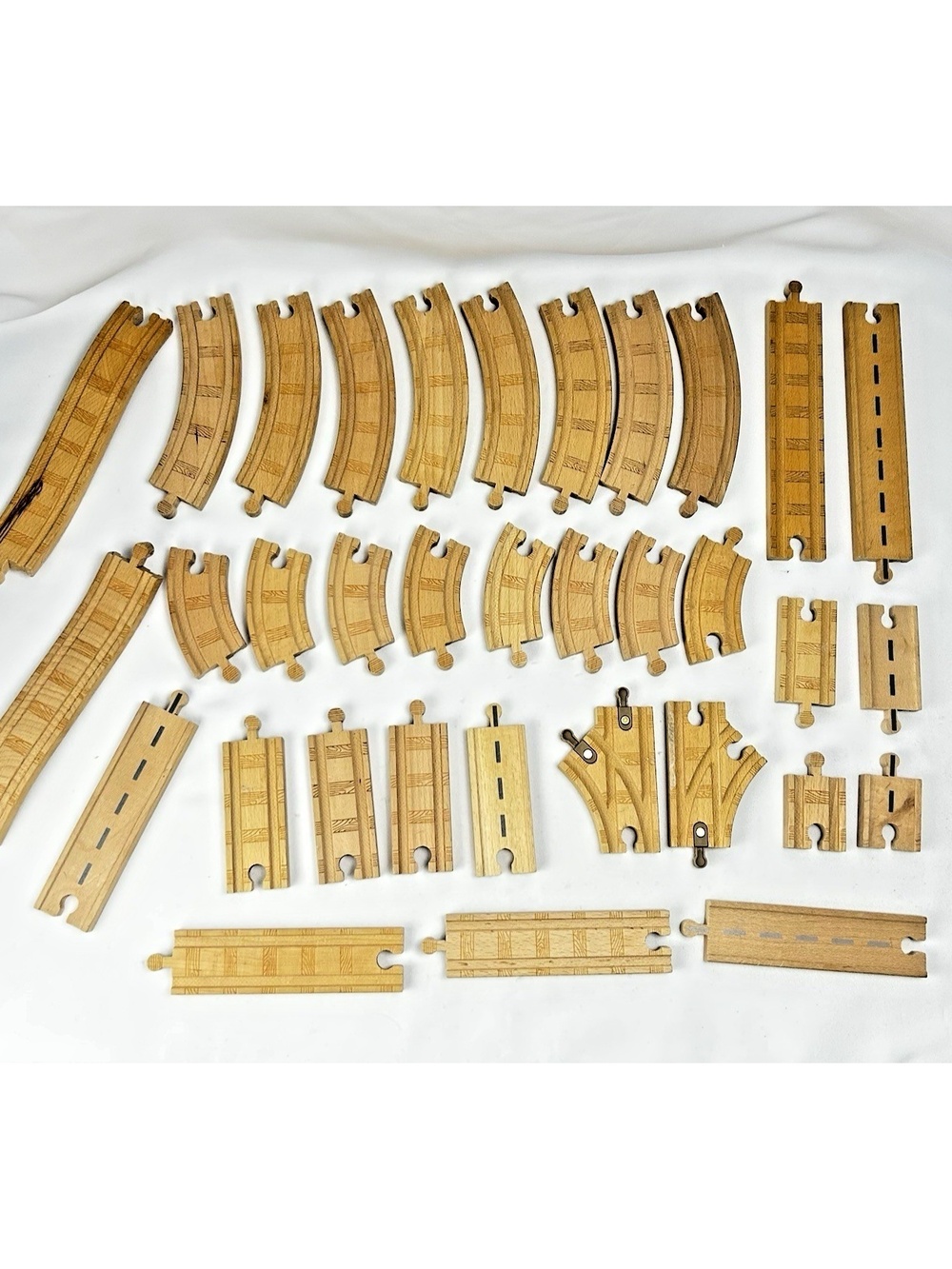 Thomas & Friends Wooden Railway Large Lot Various Tracks Straight Curved